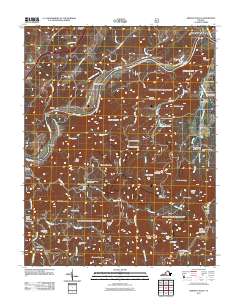 Arnold Valley 2011 topographic map thumbnail