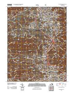 Blacksburg 2011 topographic map thumbnail