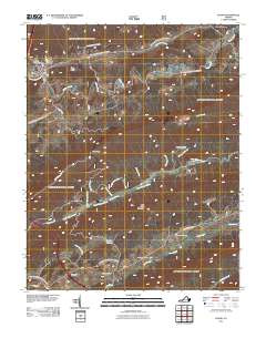 Bland 2011 topographic map thumbnail