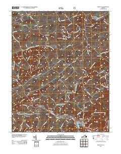 Damascus 2011 topographic map thumbnail