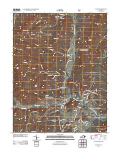 Fulks Run 2011 topographic map thumbnail