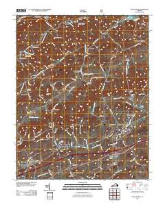 Glade Spring 2011 topographic map thumbnail