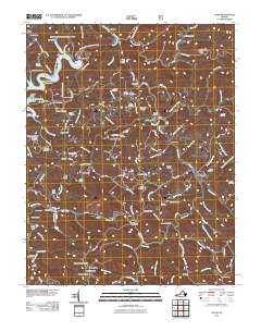 Haysi 2011 topographic map thumbnail
