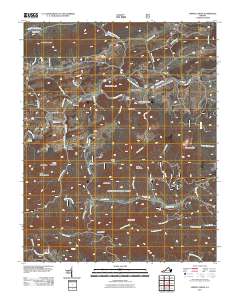 Cripple Creek 2011 topographic map thumbnail