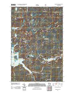 Barker Lake 2011 topographic map thumbnail