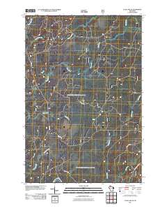Clam Lake SE 2011 topographic map thumbnail