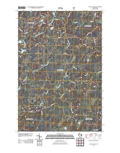 Clam Lake SW 2011 topographic map thumbnail