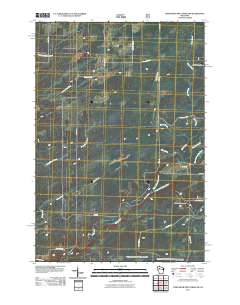 Jump River Fire Tower NW 2011 topographic map thumbnail
