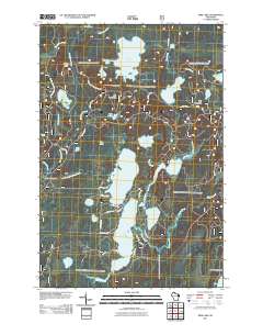 Pike Lake 2011 topographic map thumbnail