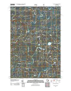 Otter Lake 2011 topographic map thumbnail