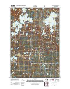 Spider Lake 2011 topographic map thumbnail