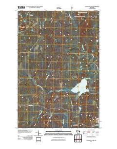 Totagatic Lake 2011 topographic map thumbnail
