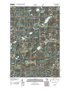 Wabeno 2011 topographic map thumbnail