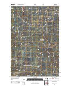 Moquah NW 2011 topographic map thumbnail