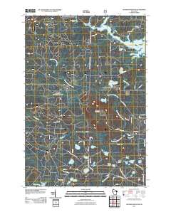 Thunder Mountain 2011 topographic map thumbnail