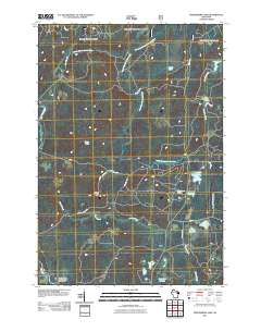 Fredenberg Lake 2011 topographic map thumbnail