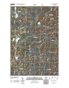 Clam Lake NE 2011 topographic map thumbnail