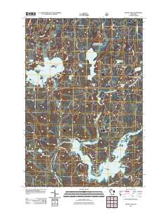 Moose Lake 2011 topographic map thumbnail