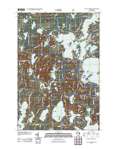 Lac du Flambeau 2011 topographic map thumbnail