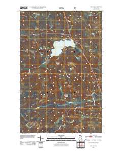 Ash Lake 2011 topographic map thumbnail