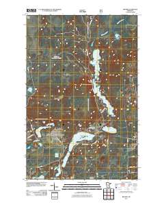 Biwabik 2011 topographic map thumbnail