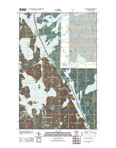 Crane Lake 2011 topographic map thumbnail