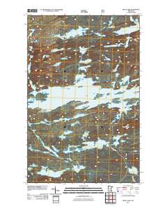 Brule Lake 2011 topographic map thumbnail