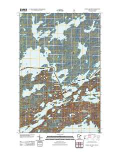 Ensign Lake West 2011 topographic map thumbnail