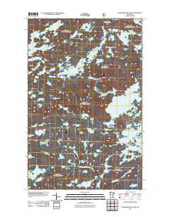 Ogishkemuncie Lake 2011 topographic map thumbnail