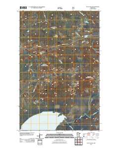 Nett Lake NE 2011 topographic map thumbnail