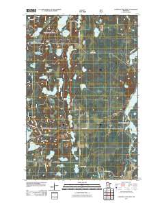 Lawrence Lake West 2011 topographic map thumbnail