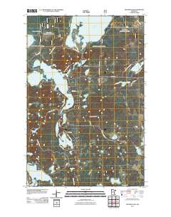 Thunder Lake 2011 topographic map thumbnail