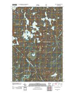 Shell Lake 2011 topographic map thumbnail