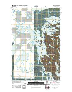 Snow Bay 2011 topographic map thumbnail