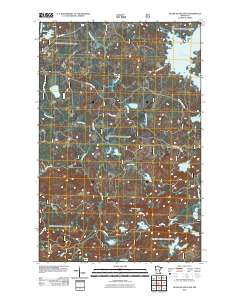 Silver Island Lake 2011 topographic map thumbnail