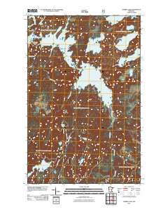 Gabbro Lake 2011 topographic map thumbnail