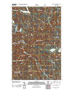 Kabustasa Lake 2011 topographic map thumbnail