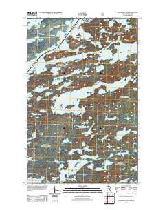 Kekekabic Lake 2011 topographic map thumbnail