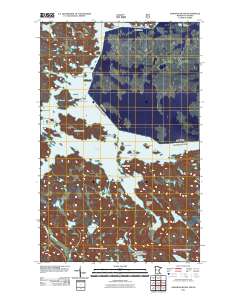 Namakan Island 2011 topographic map thumbnail