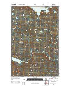 Northern Light Lake 2011 topographic map thumbnail