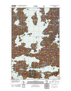 Sioux Pine Island 2011 topographic map thumbnail