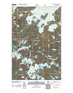 Snowbank Lake 2011 topographic map thumbnail