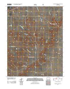 Thompson Arroyo 2011 topographic map thumbnail
