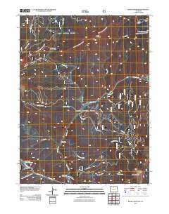 Radial Mountain 2011 topographic map thumbnail