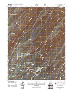 Cottonwood Basin 2011 topographic map thumbnail