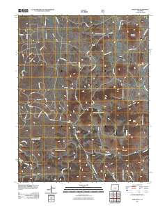 Dicks Peak 2011 topographic map thumbnail