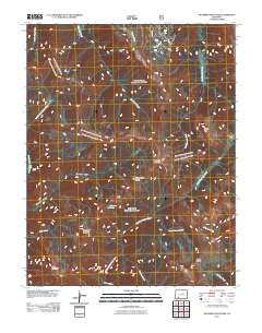 Palomino Mountain 2011 topographic map thumbnail