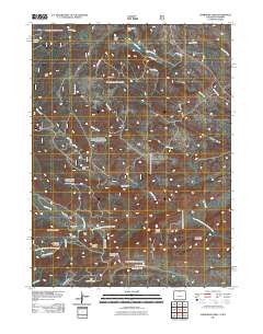 Cherokee Park 2011 topographic map thumbnail