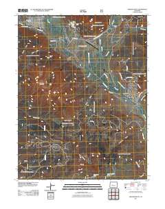 Crested Butte 2011 topographic map thumbnail