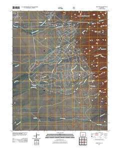 Crestone 2011 topographic map thumbnail